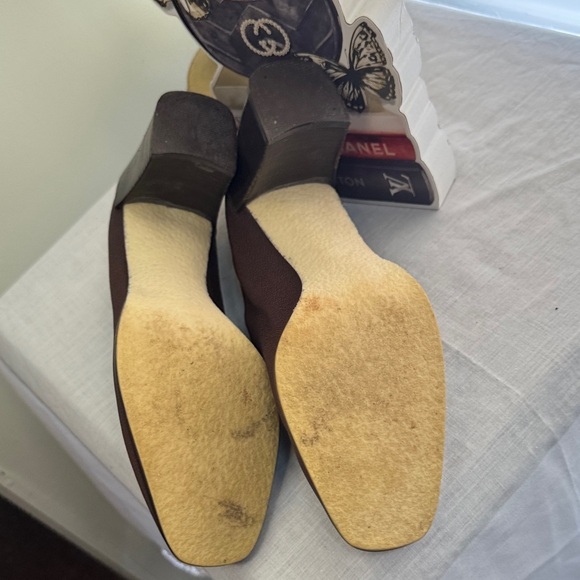 Like New Donald J. Pliner Dark Brown Women's Loafers - Picture 4 of 11